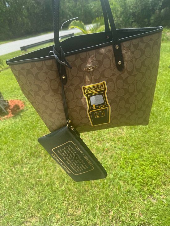 Coach Handbags - Coach x Pacman Reversible City tote like new